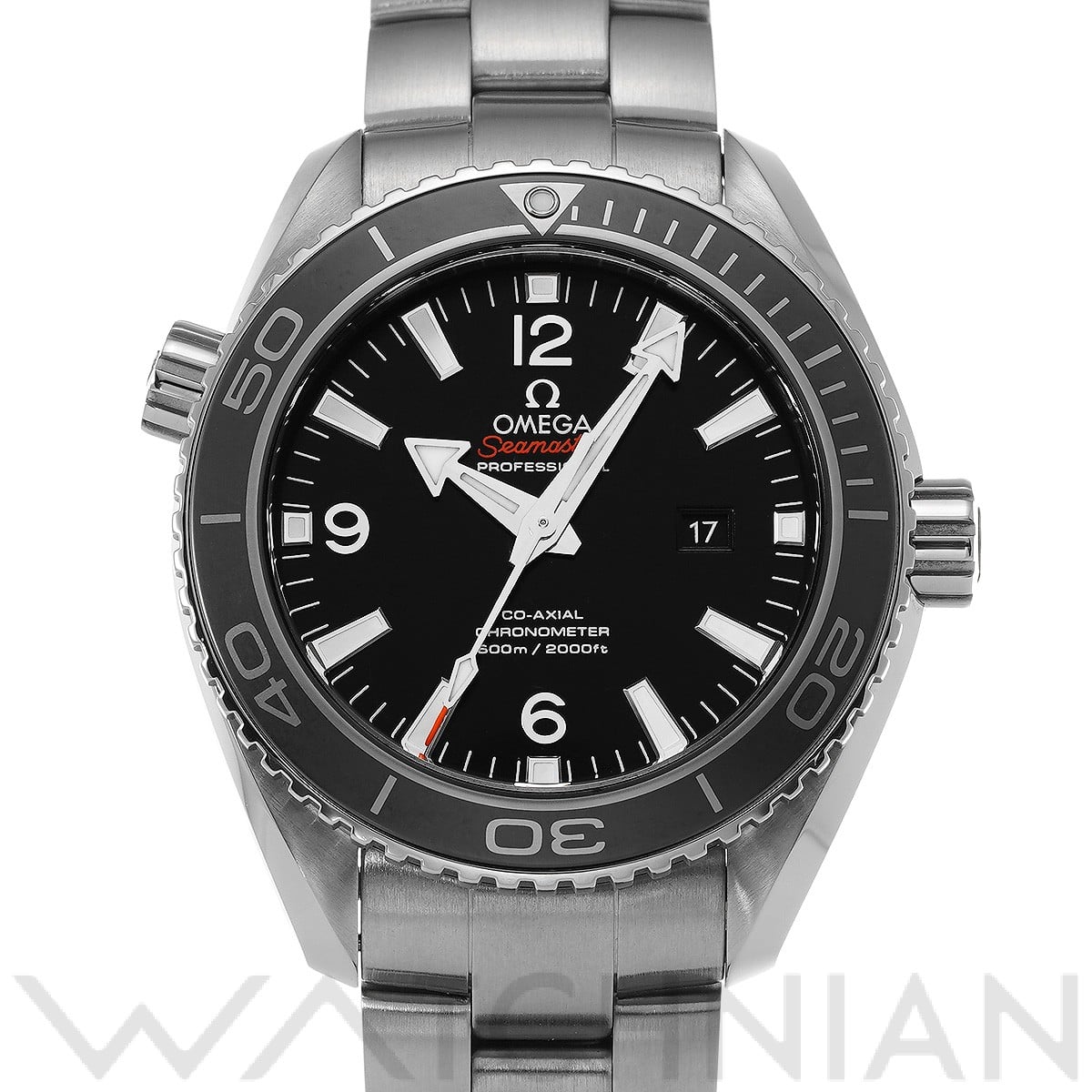 オメガ シーマスター プラネットオーシャン 600 コーアクシャル 232.30.38.20.01.001 ブラック ユニセックス 時計 【中古】【wristwatch】