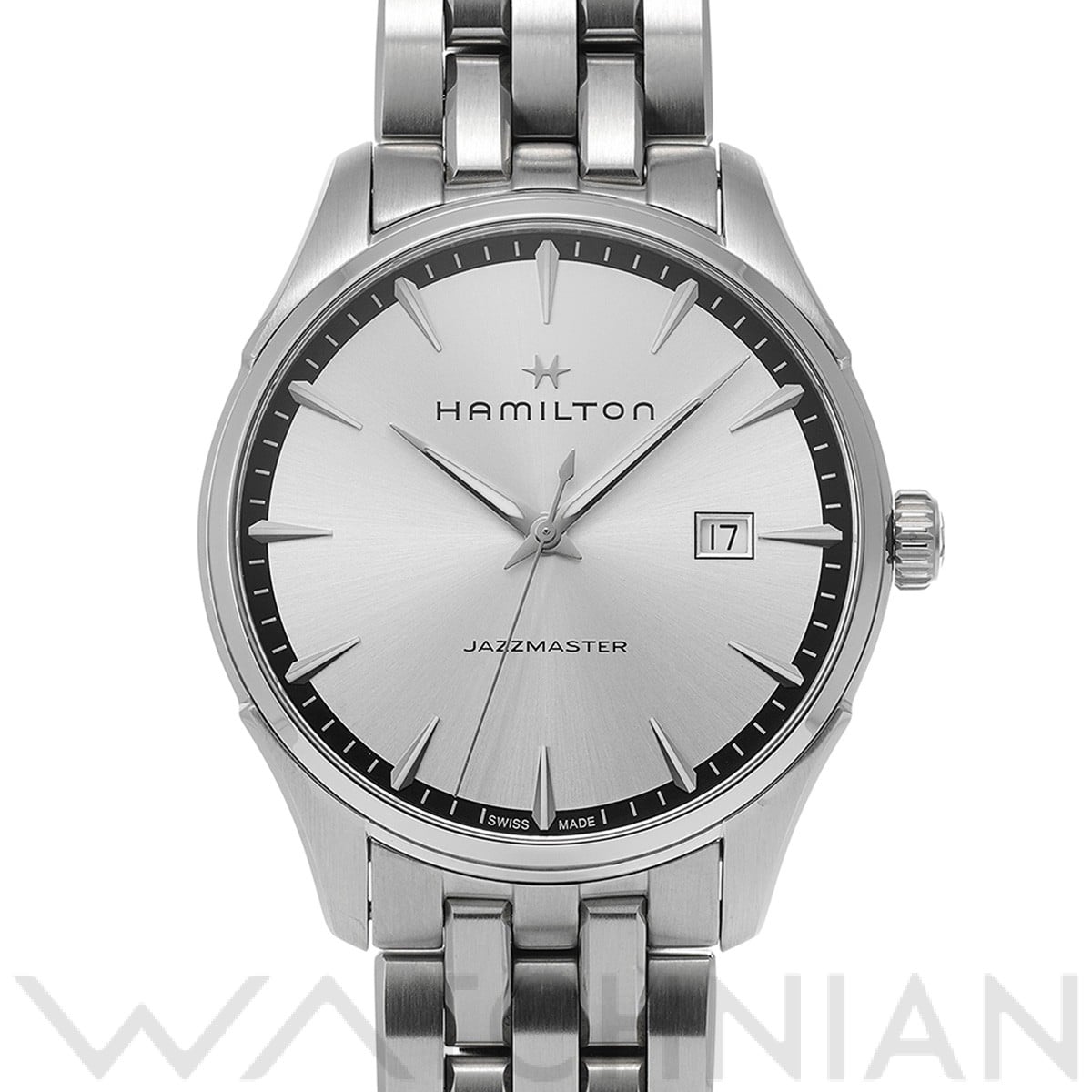 ハミルトン ジャズマスター ジェント クォーツ H32451151 シルバー メンズ 時計 【中古】【wristwatch】