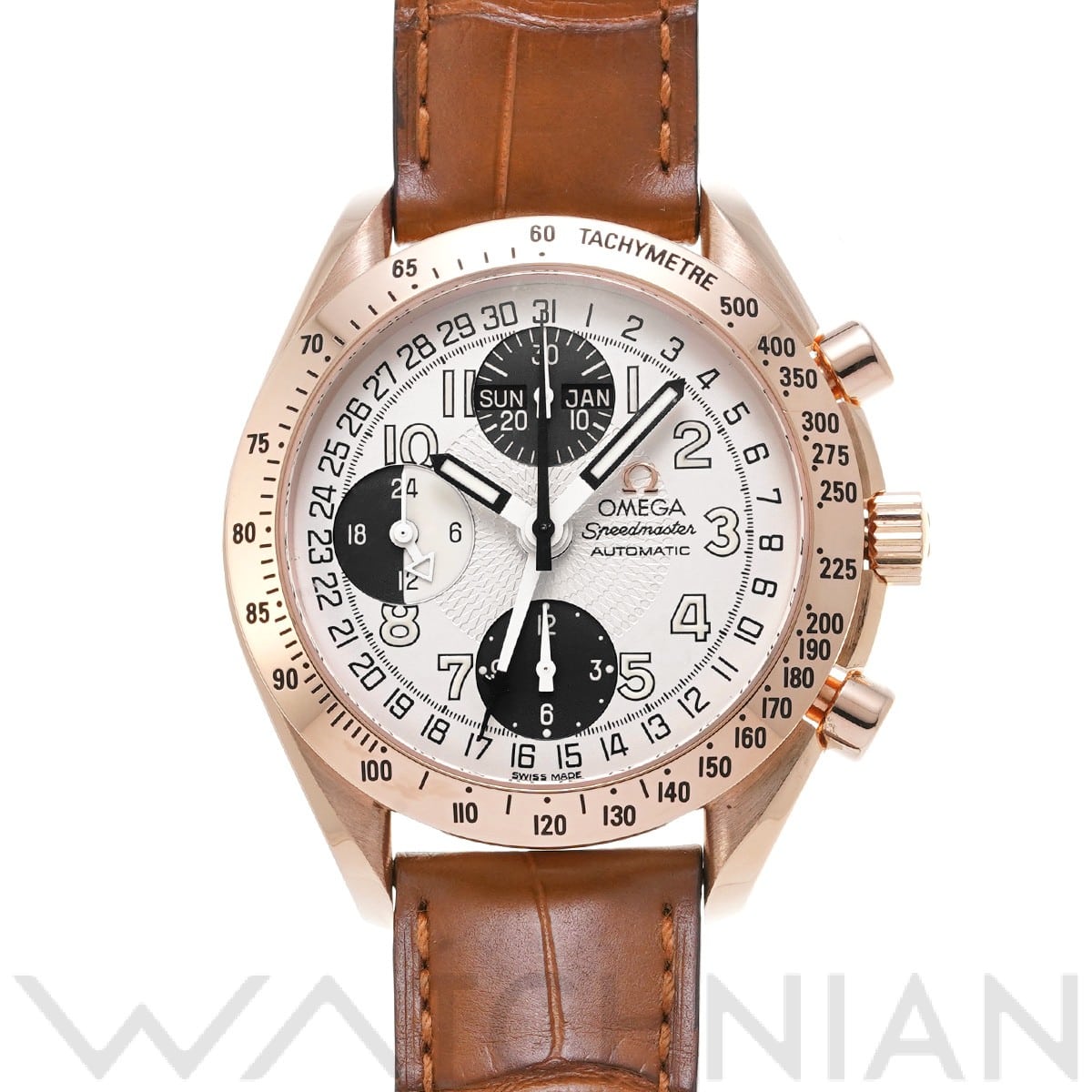 オメガ スピードマスター トリプルカレンダー 3623.33.01 シルバー/ブラック メンズ 時計 【中古】【wristwatch】