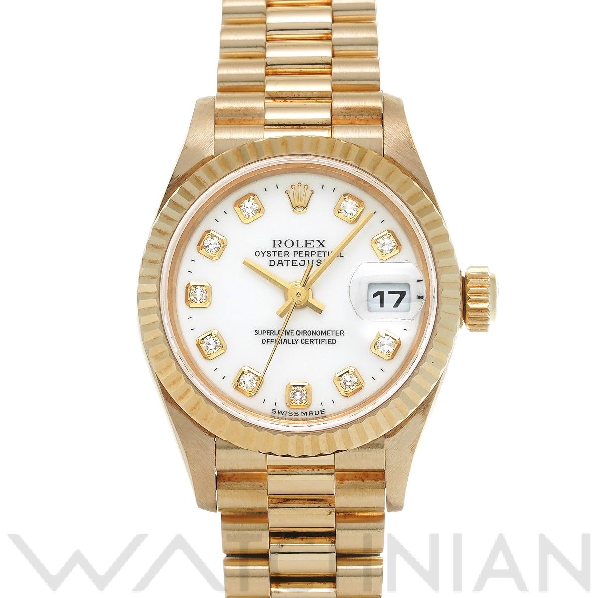 ロレックス / ROLEX デイトジャスト 79178G ホワイト/ダイヤモンド レディース 時計 【中古】【wristwatch】