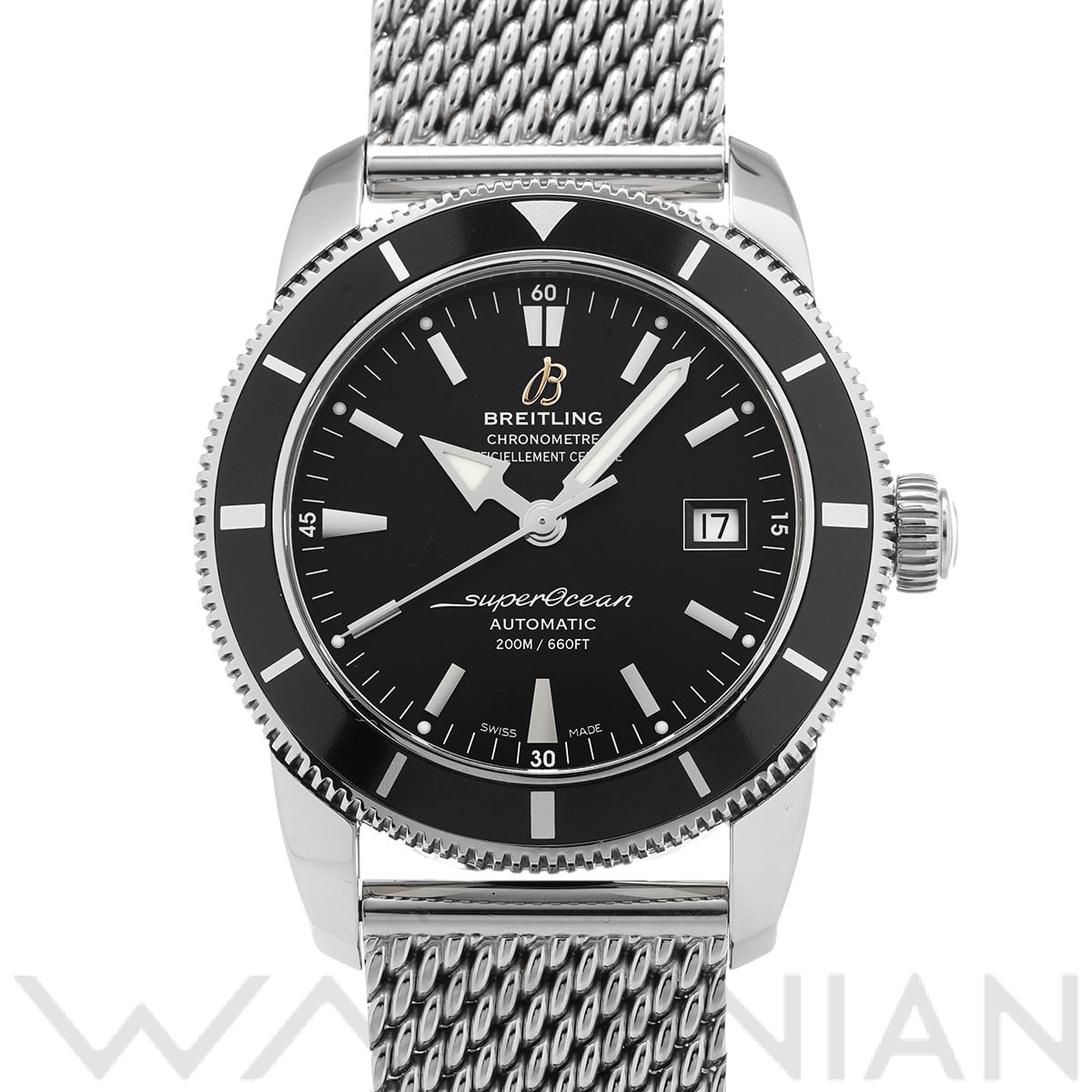 ブライトリング / BREITLING スーパーオーシャン ヘリテージ 42 A1732124/BA61 ブラック メンズ 時計 【中古】【wristwatch】