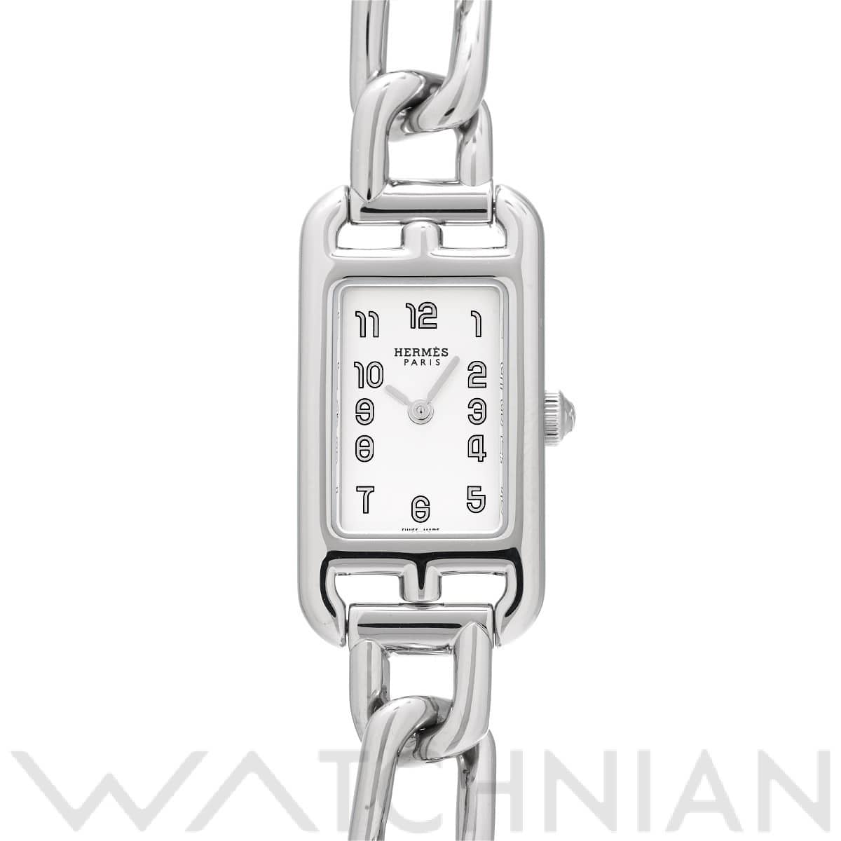 エルメス ナンタケット NA2.110.220/4608 シルバー レディース 時計 【中古】【wristwatch】