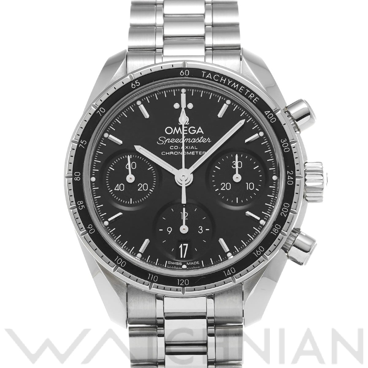 オメガ / OMEGA スピードマスター 38 コーアクシャル 324.30.38.50.01.001 ブラック メンズ 時計 【中古】【wristwatch】
