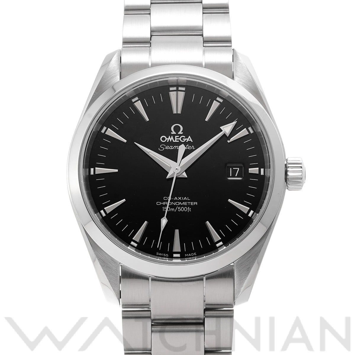 オメガ シーマスター アクアテラ コーアクシャル クロノメーター 2503.50 ブラック メンズ 時計 【中古】【wristwatch】