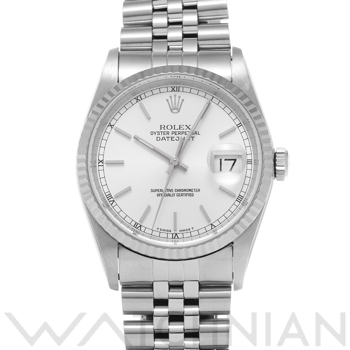 ロレックス デイトジャスト 16234 シルバー メンズ 時計 【中古】【wristwatch】