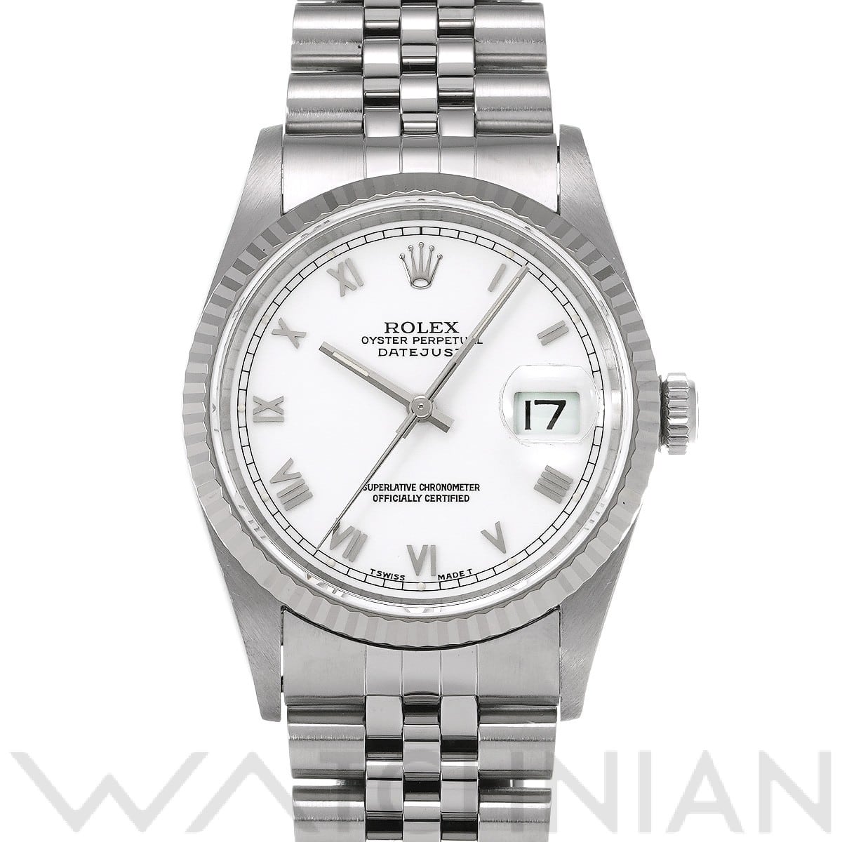 ロレックス デイトジャスト 16234 ホワイト メンズ 時計 【中古】【wristwatch】