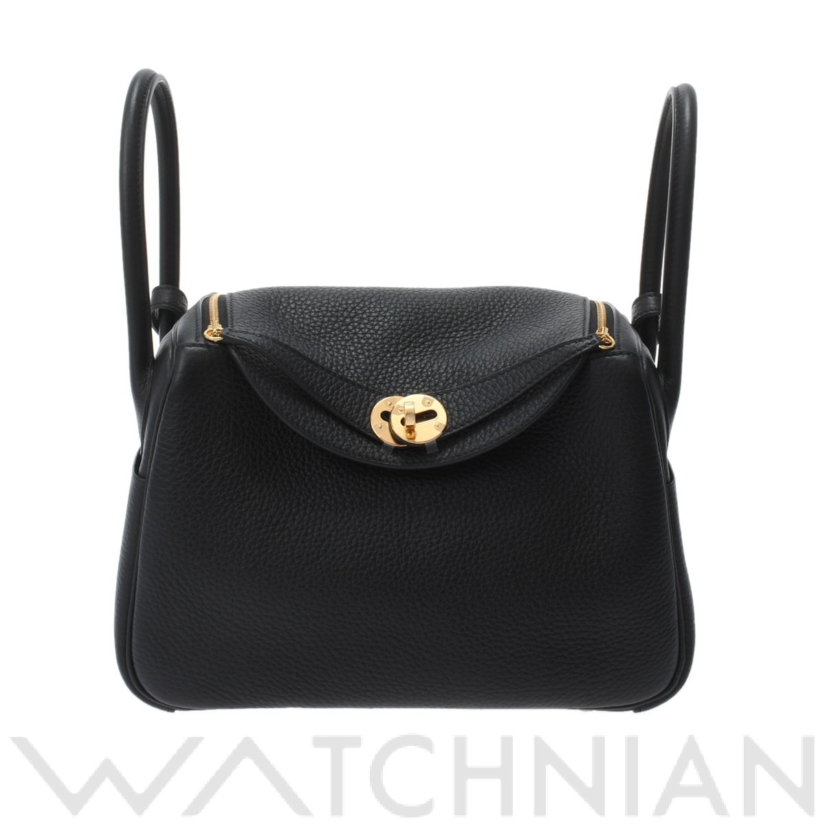 エルメス / HERMES リンディ 26 ブラック/ゴールド金具 トリヨンクレマンス レディース バッグ 【未使用】【bag】
