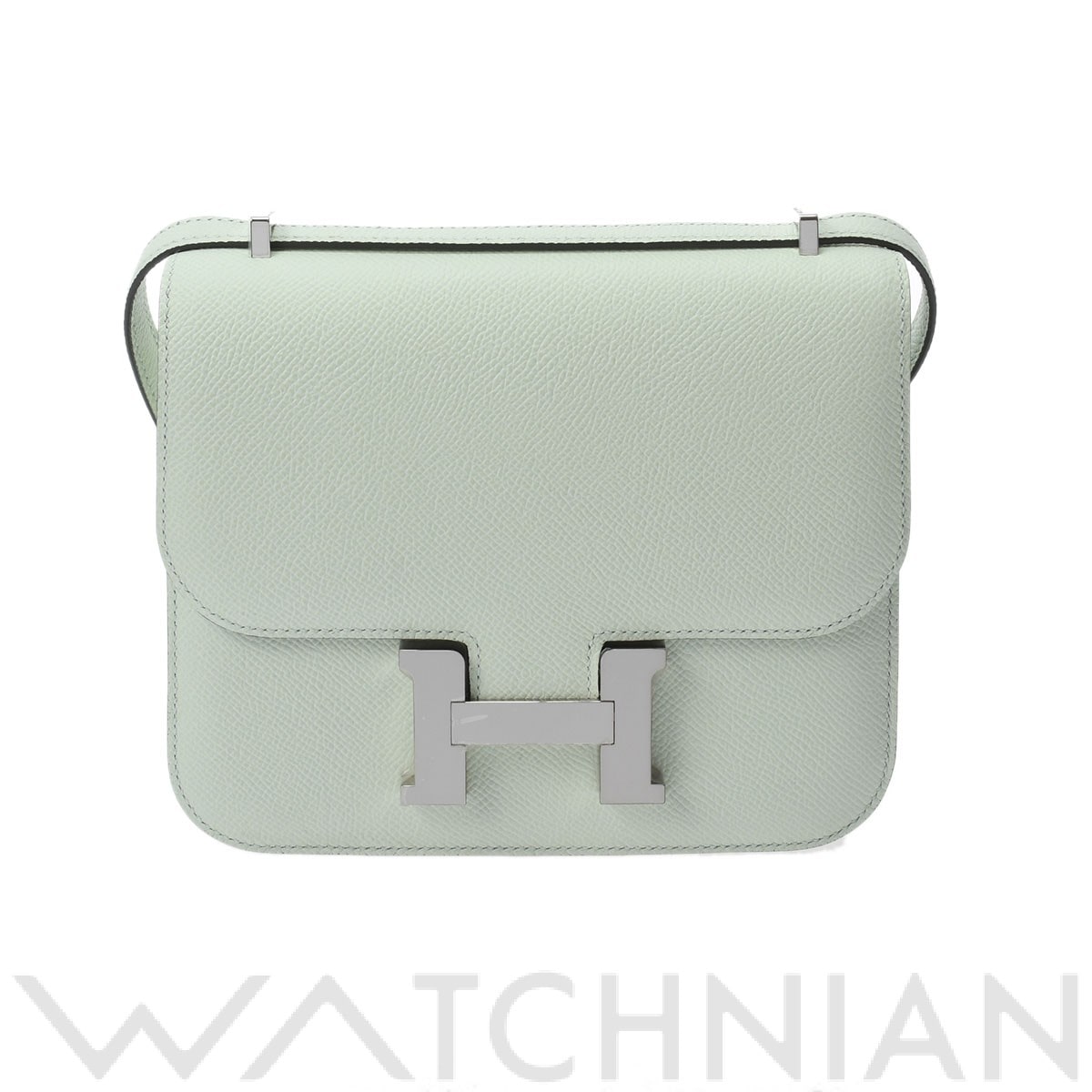 エルメス コンスタンス ミニ 18 ミロワール ヴェールフィズ/パラジウム金具 ヴォーエプソン レディース バッグ 【未使用】【bag】