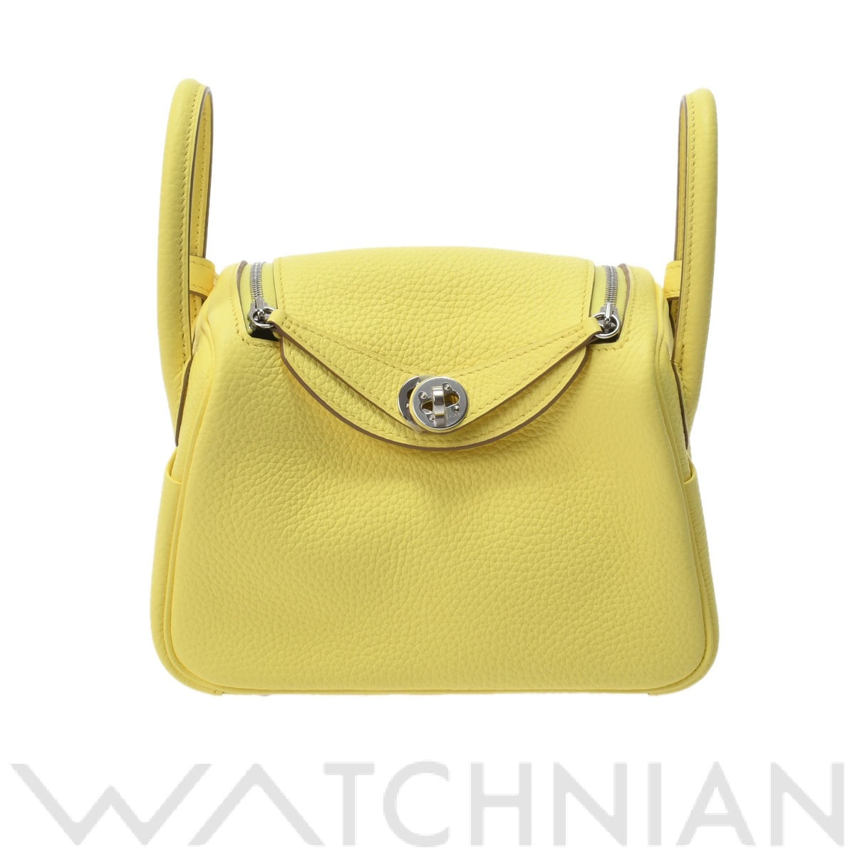 エルメス リンディ ミニ リモンチェッロ/パラジウム金具 トリヨンクレマンス レディース バッグ 【新品】【bag】