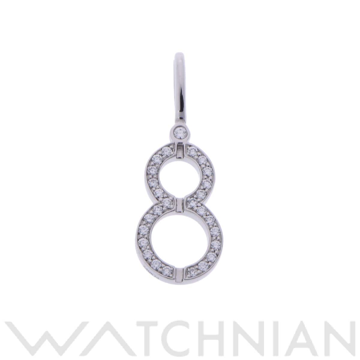 ハリー ウィンストン ラッキー8チャーム シルバー Pt950プラチナ レディース ジュエリー 【中古】【jewelry】