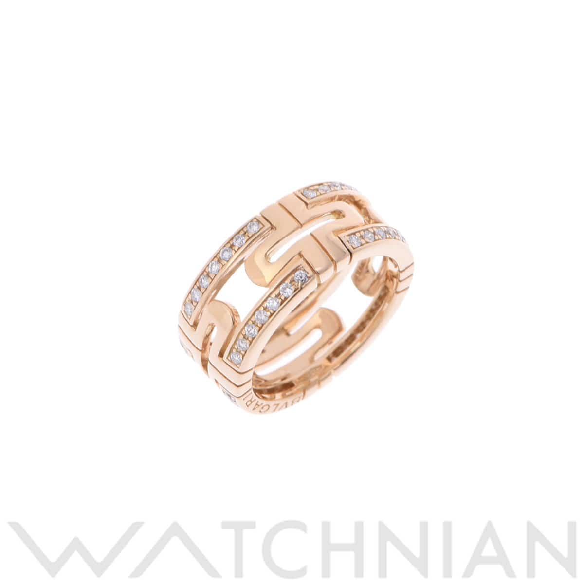 ブルガリ オープンパレンテシ リング #47  ゴールド K18イエローゴールド YG レディース ジュエリー 【中古】【jewelry】