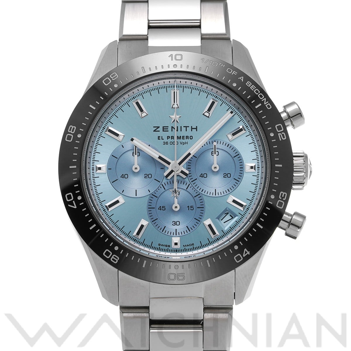 ゼニス クロノマスター スポーツ ヨシダ スペシャルエディション 03.3105.3600/52.M3100 アクアブルー メンズ 時計 【中古】【wristwatch】