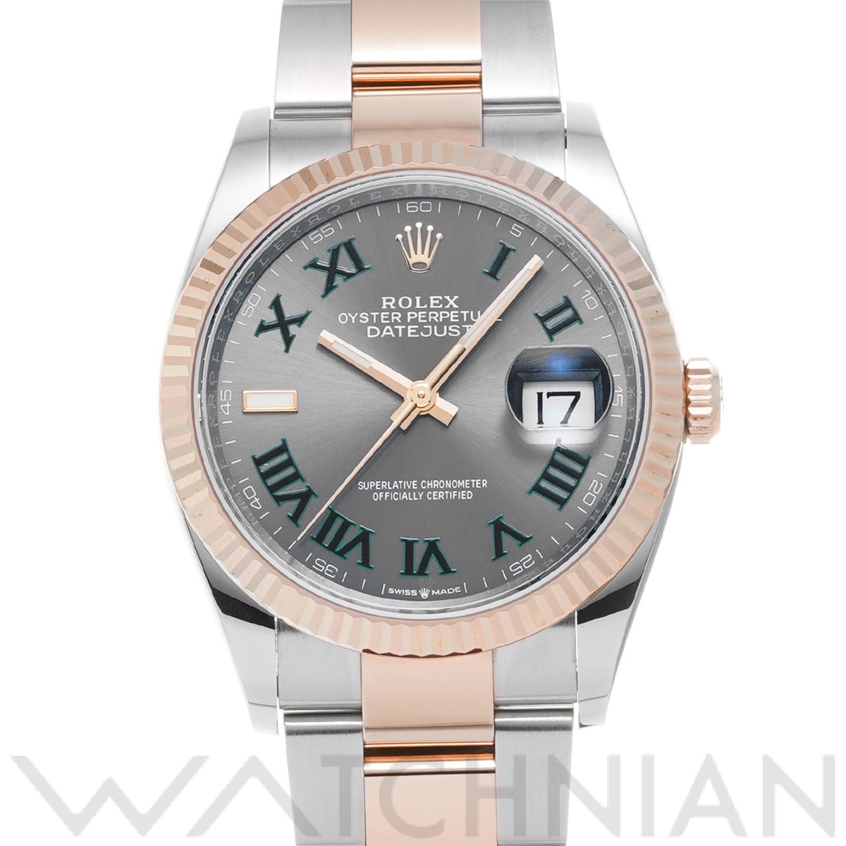 ロレックス デイトジャスト 36 126231 スレート メンズ 時計 【中古】【wristwatch】