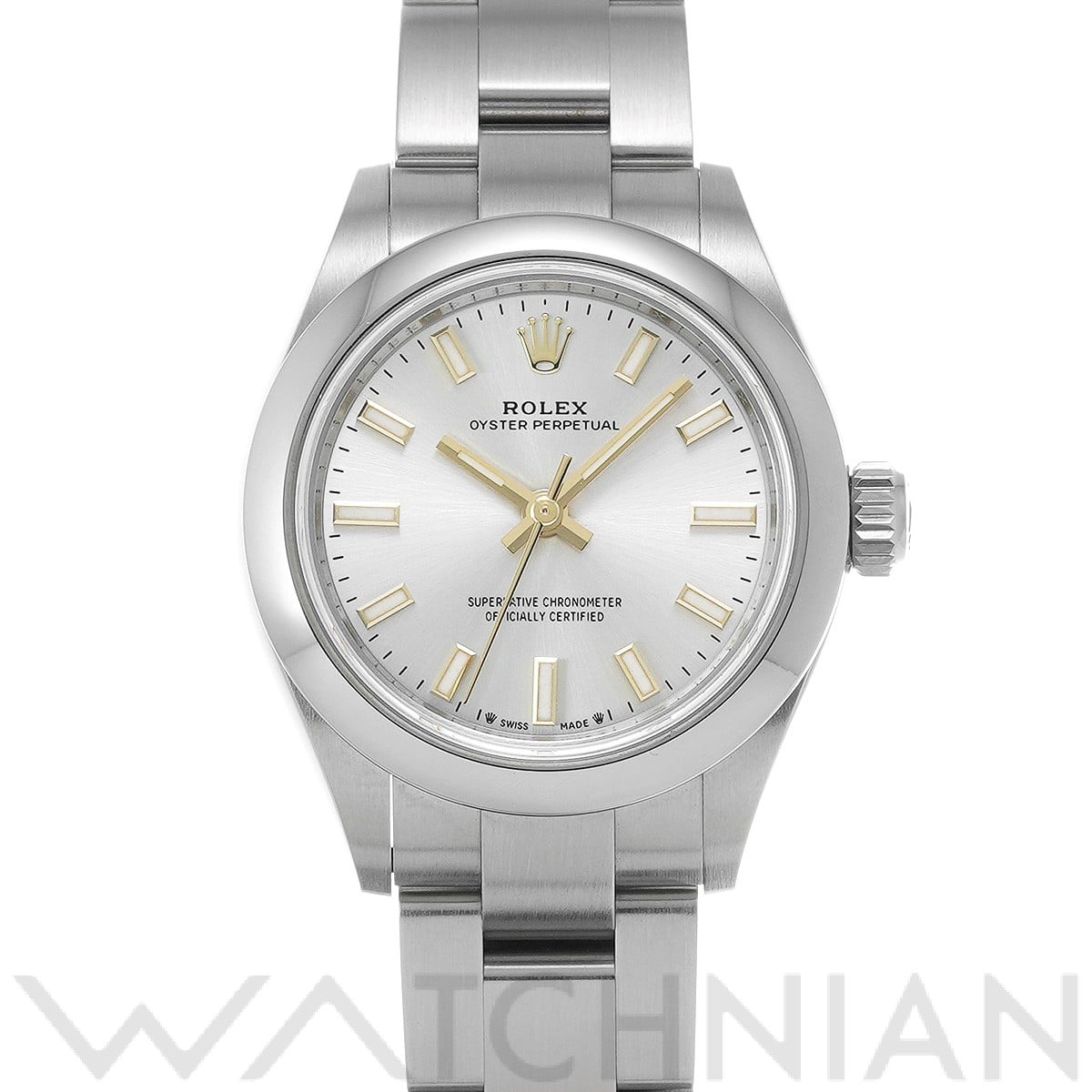 ロレックス オイスターパーペチュアル 28 276200 シルバー レディース 時計 【中古】【wristwatch】