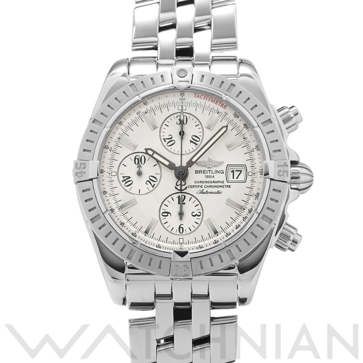 ブライトリング / BREITLING クロノマット エボリューション A156G69PA ホワイト メンズ 時計 【中古】【wristwatch】
