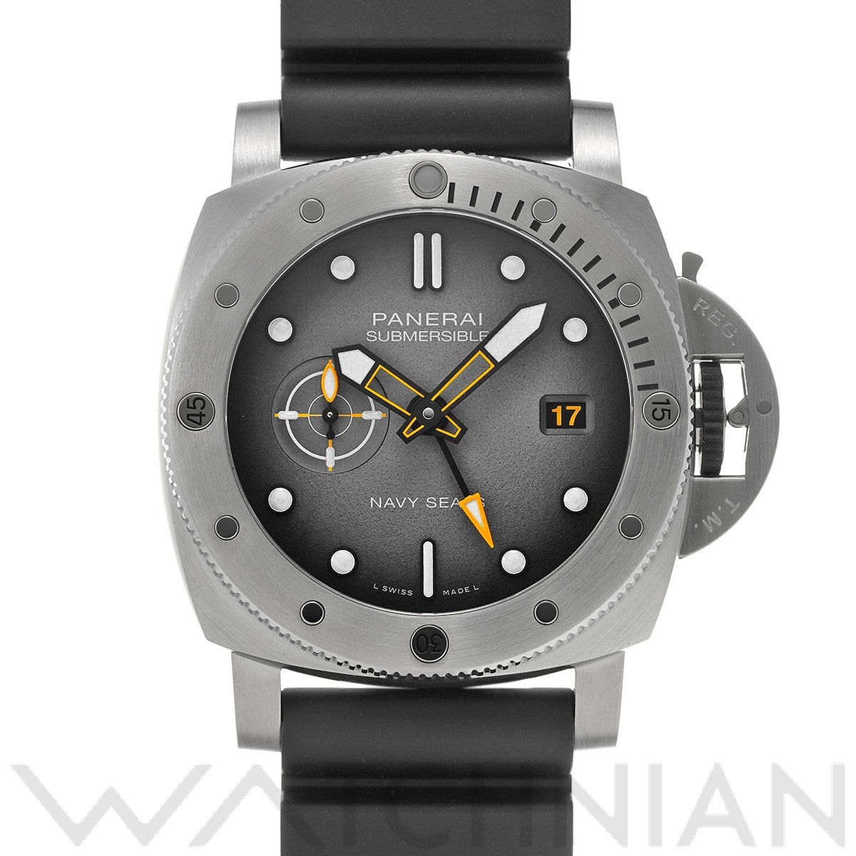 パネライ / PANERAI サブマーシブル GMT ネイビーシールズ PAM01323 デグラデアンスラサイト メンズ 時計 【未使用】【wristwatch】