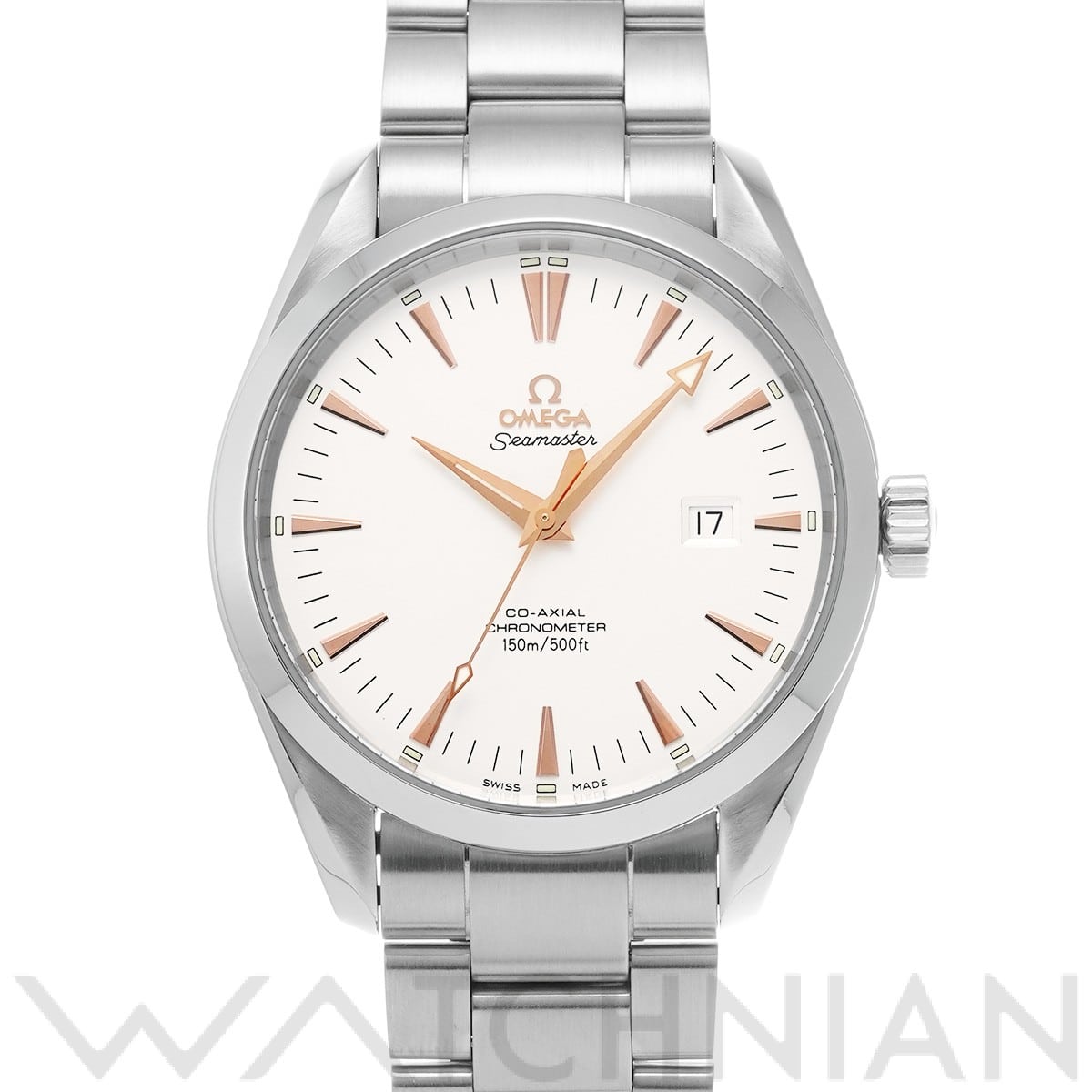 オメガ / OMEGA シーマスター アクアテラ コーアクシャル ビッグサイズ 2502.34 シルバー メンズ 時計 【中古】【wristwatch】