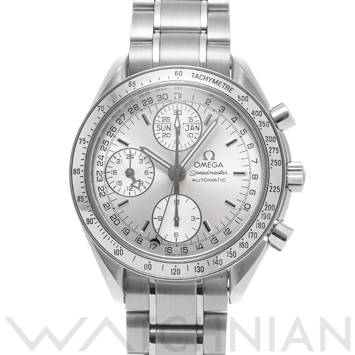 オメガ スピードマスター トリプルカレンダー 3523.30 シルバー メンズ 時計 【中古】【wristwatch】