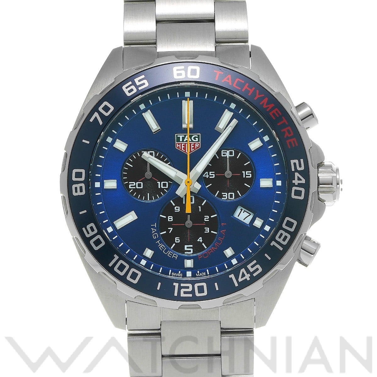 タグ ホイヤー / TAG HEUER フォーミュラ1 クォーツ クロノグラフ レッドブルレーシング CAZ101AK.BA0842 ブルー/ブラック メンズ 時計 【中古】【wristwatch】