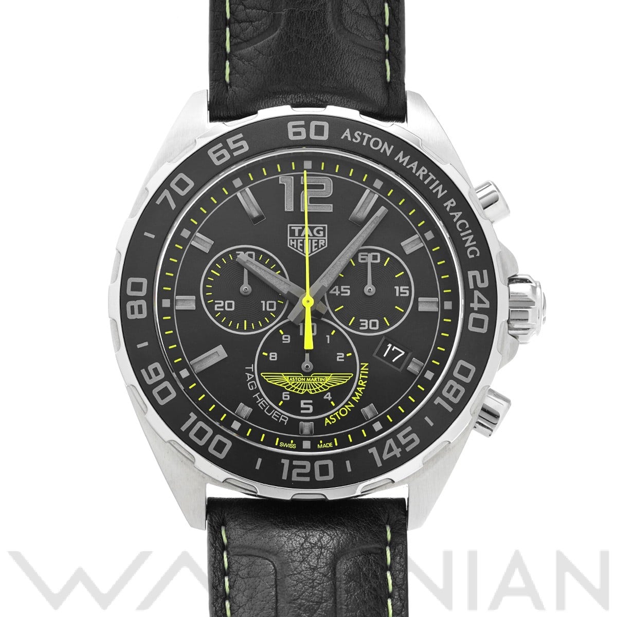 タグ ホイヤー / TAG HEUER フォーミュラ1 クォーツ クロノグラフ アストンマーティン CAZ101P.FC8245 ブラック メンズ 時計 【中古】【wristwatch】