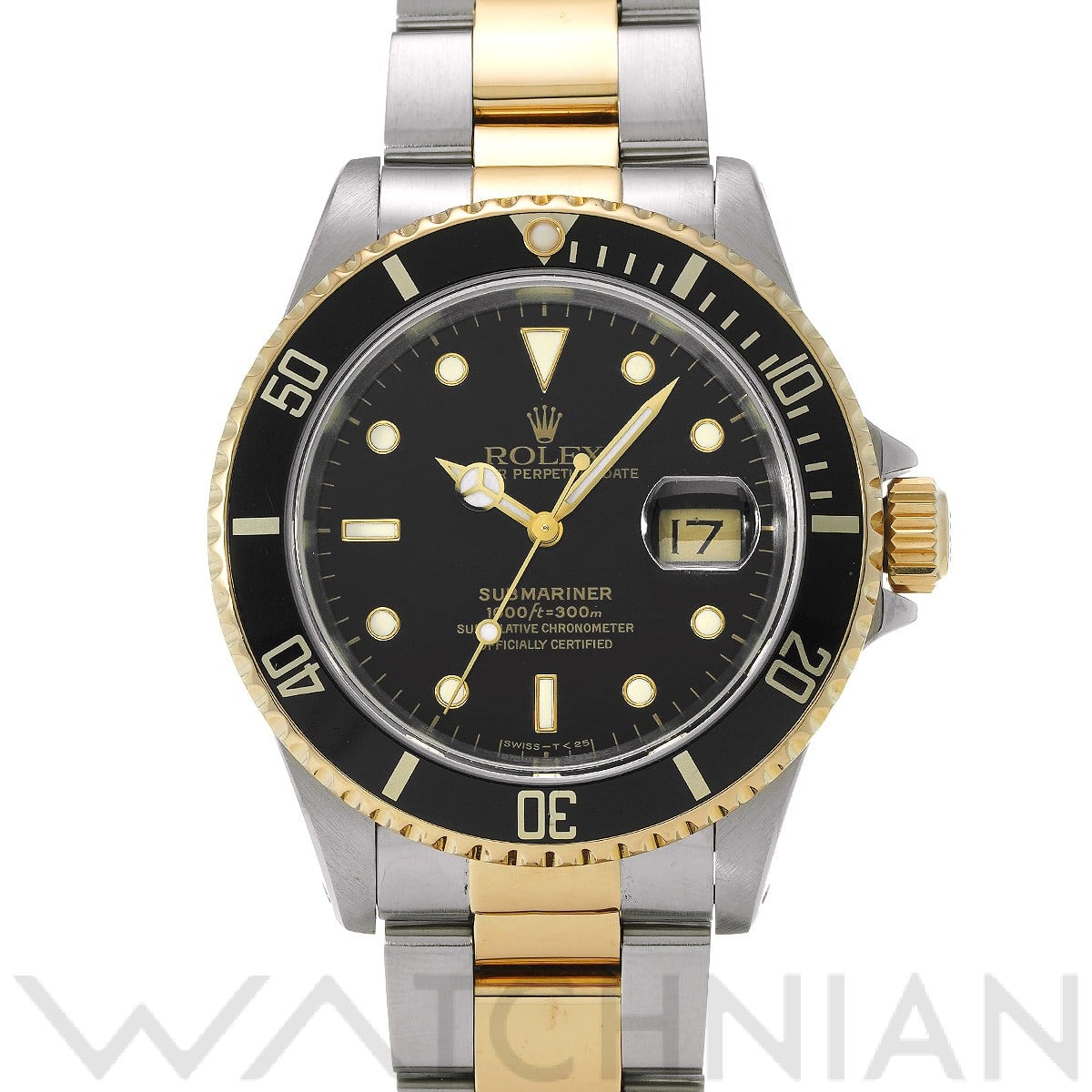 ロレックス サブマリーナ デイト 16613 ブラック メンズ 時計 【中古】【wristwatch】