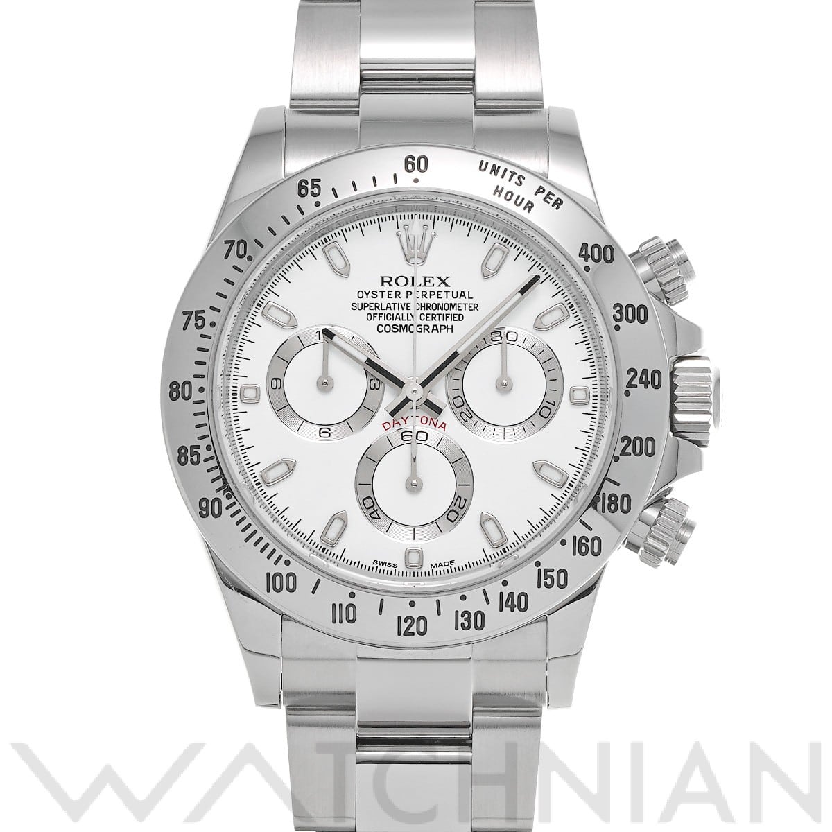 ロレックス コスモグラフ デイトナ 116520 ホワイト メンズ 時計 【中古】【wristwatch】