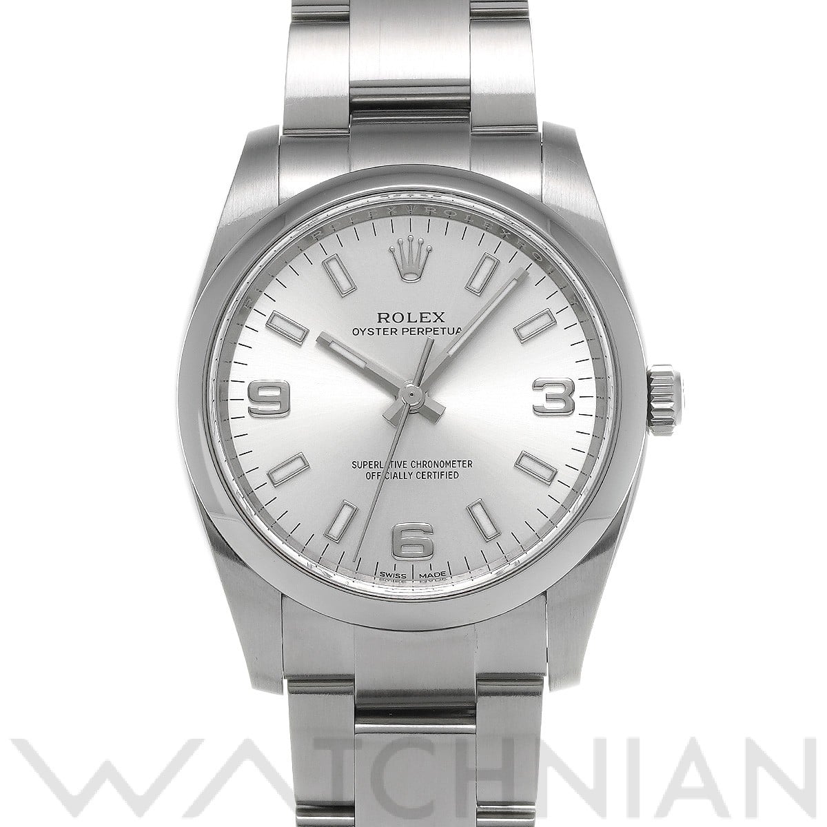 ロレックス エアキング 114200 シルバー メンズ 時計 【中古】【wristwatch】