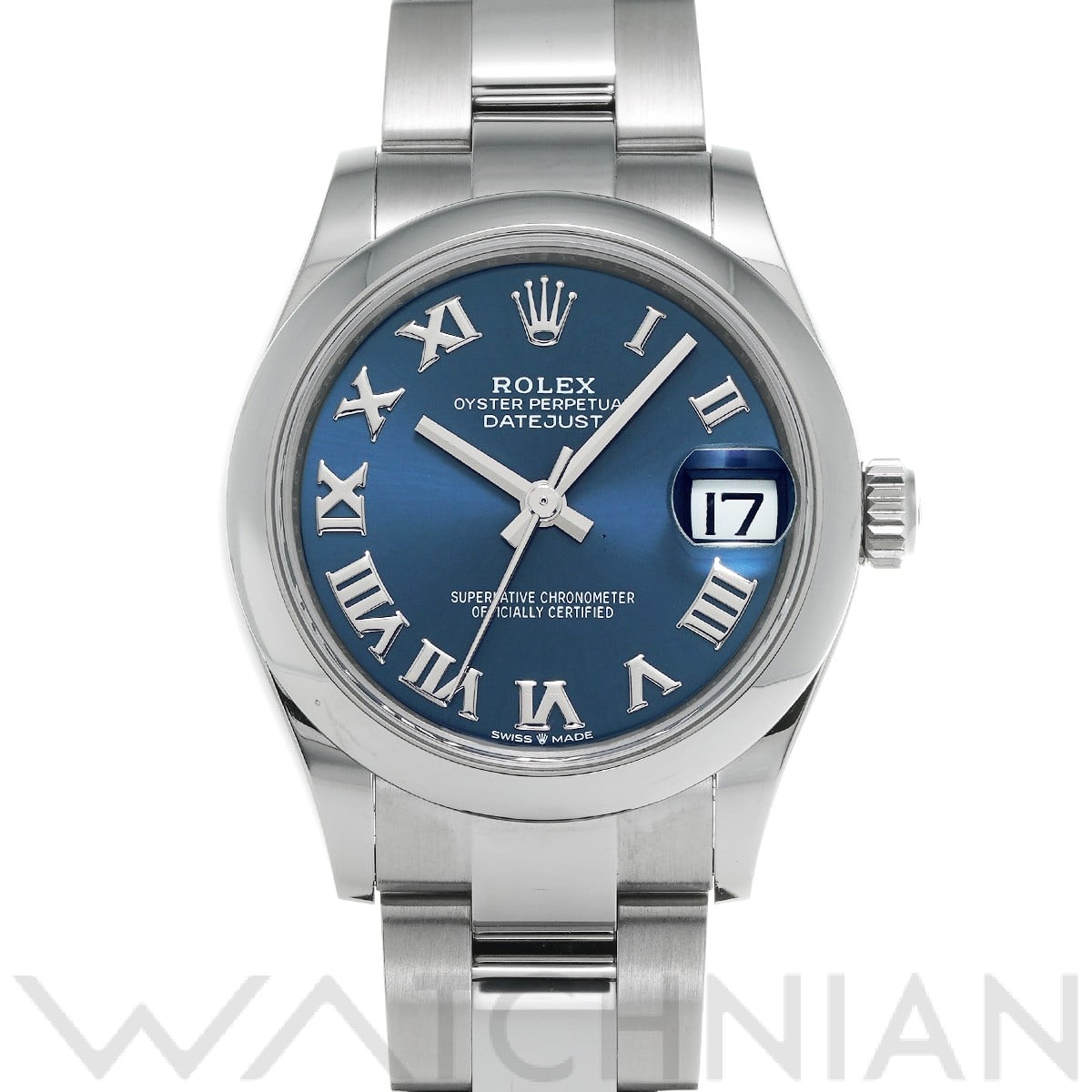 ロレックス デイトジャスト 31 278240 ブライトブルー ユニセックス 時計 【中古】【wristwatch】