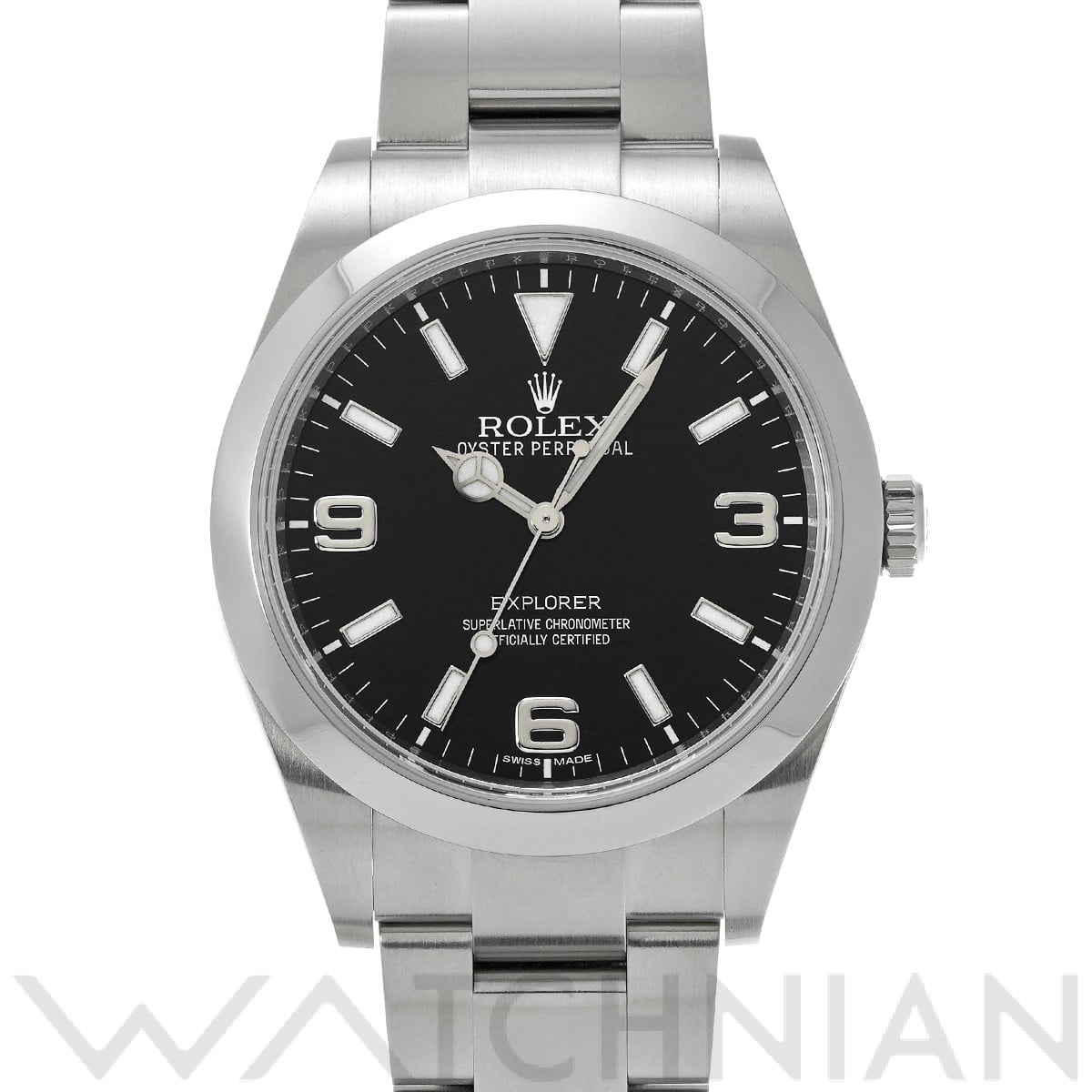 ロレックス エクスプローラー 214270 ブラック メンズ 時計 【中古】【wristwatch】