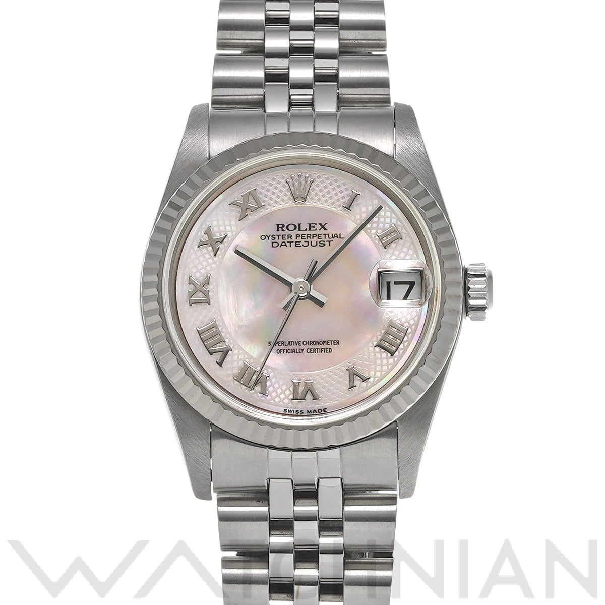 ロレックス デイトジャスト 78274NRD ピンクシェル メンズ 時計 【中古】【wristwatch】