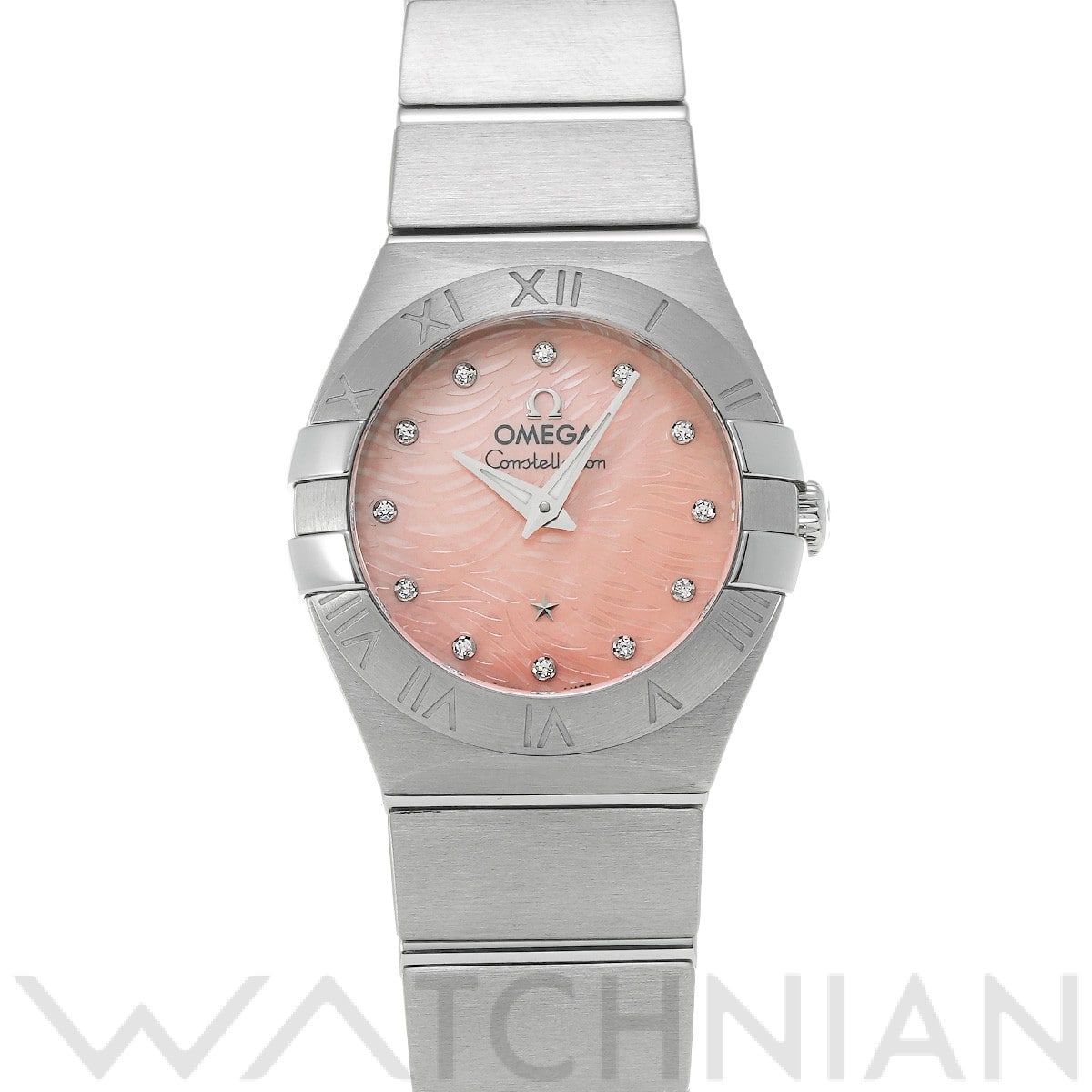 オメガ / OMEGA コンステレーション クォーツ 123.10.24.60.57.002 ピンクシェル/ダイヤモンド レディース 時計 【中古】【wristwatch】