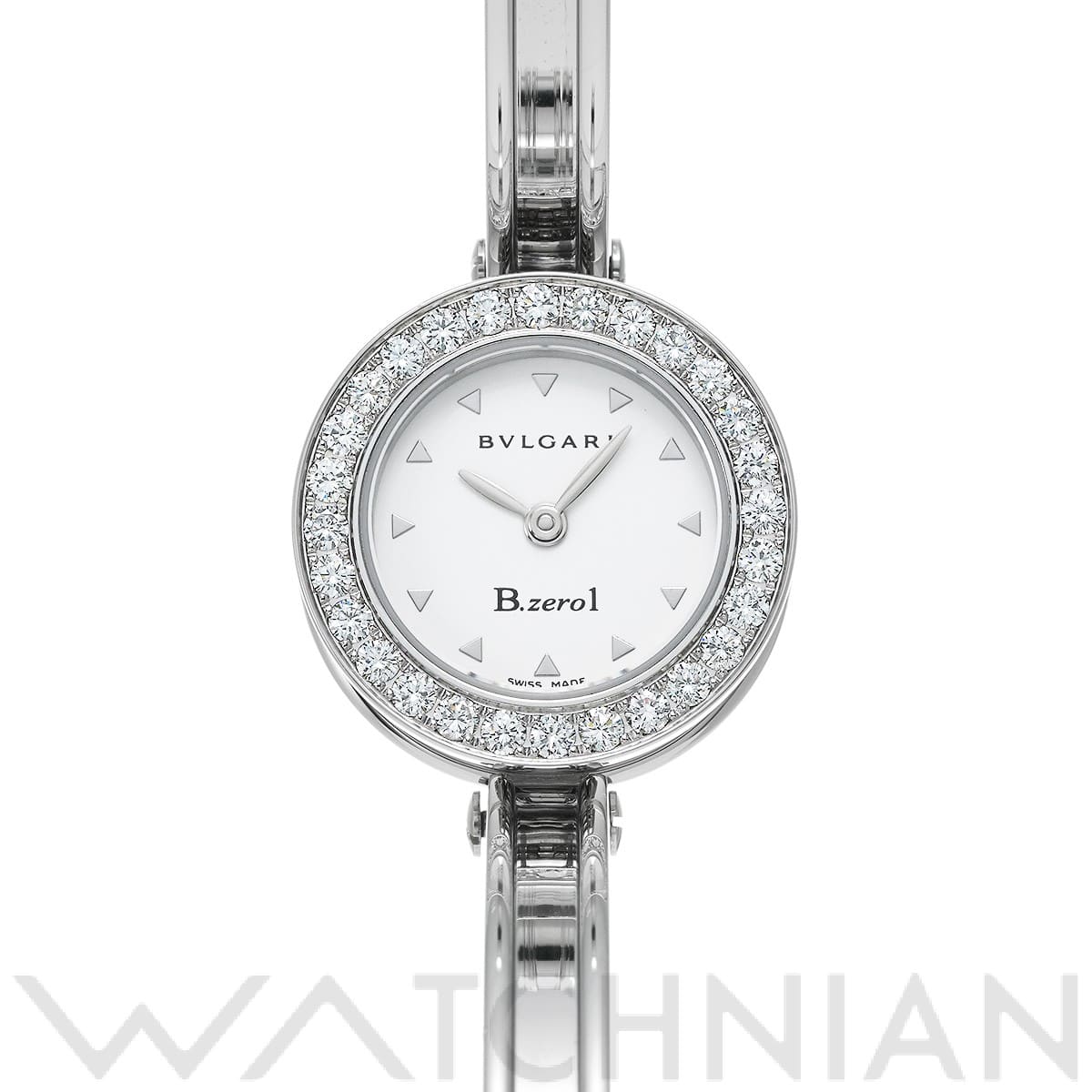 ブルガリ ビーゼロワン BZ22WSDS.M ホワイト レディース 時計 【中古】【wristwatch】
