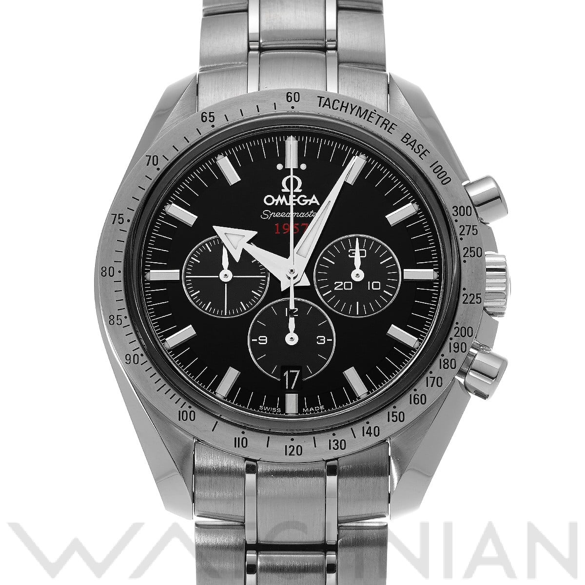 オメガ / OMEGA スピードマスター ブロードアロー 1957 コーアクシャル 321.10.42.50.01.001 ブラック メンズ 時計 【中古】【wristwatch】