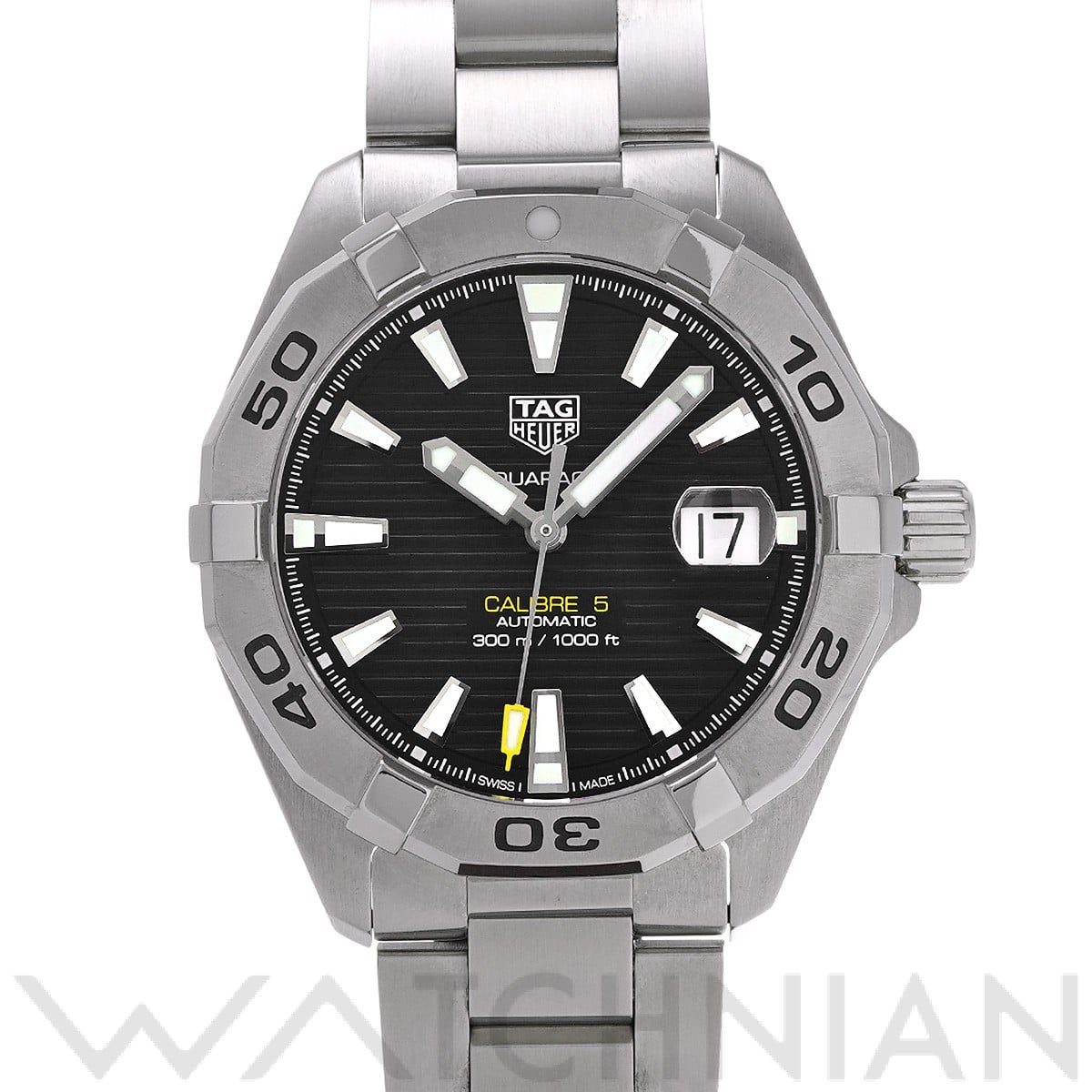 タグ ホイヤー / TAG HEUER アクアレーサー キャリバー5 WBD2110.BA0928 ブラック メンズ 時計 【中古】【wristwatch】