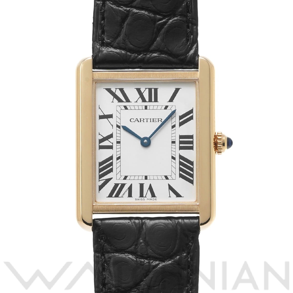 カルティエ / CARTIER タンクソロ LM W5200004 シルバー メンズ 時計 【中古】【wristwatch】