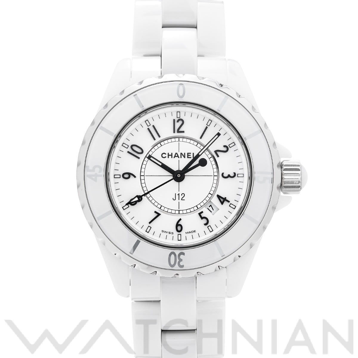 シャネル / CHANEL J12 33MM H0968 ホワイト レディース 時計 【中古】【wristwatch】