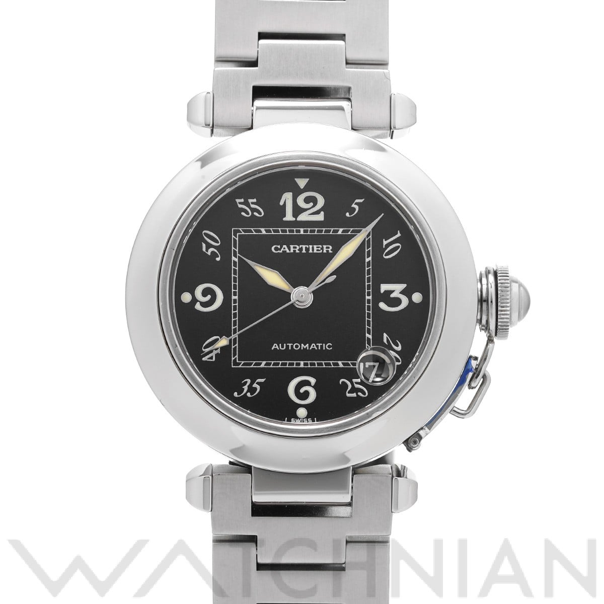 カルティエ パシャC W31043M7 ブラック ユニセックス 時計 【中古】【wristwatch】