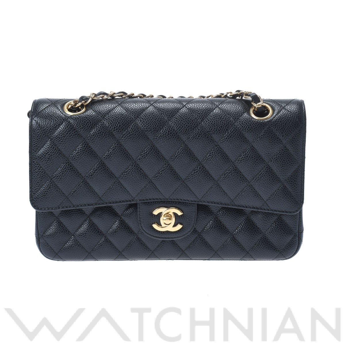 シャネル / CHANEL マトラッセ クラシック ハンドバッグ 25cm ブラック/ゴールド金具 A01112 グレインドカーフスキン レディース バッグ 【中古】【bag】