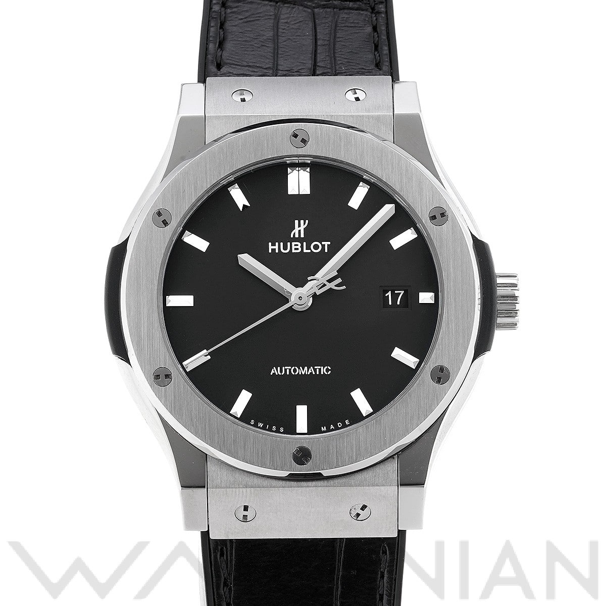 ウブロ クラシックフュージョン チタニウム 542.NX.1171.LR マットブラック メンズ 時計 【中古】【wristwatch】