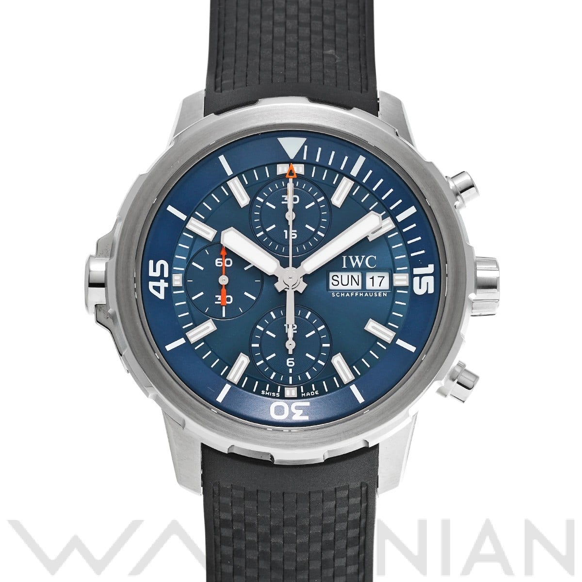 IWC アクアタイマー クロノグラフ エクスペディション ジャック=イヴ・クストー IW376805 ブルー メンズ 時計 【中古】【wristwatch】