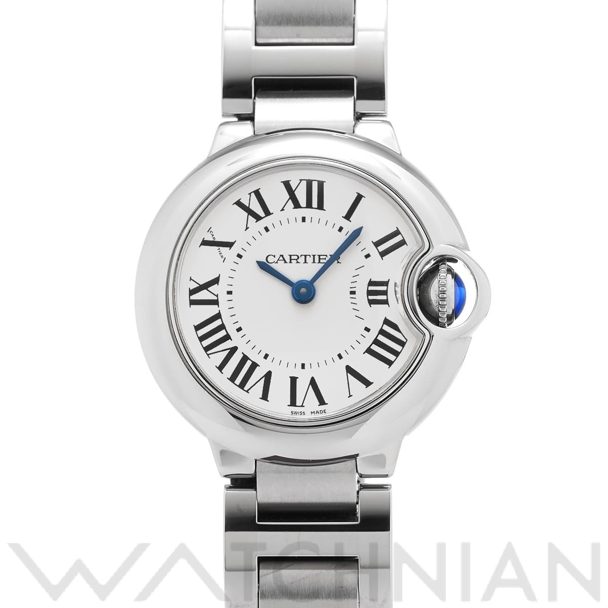 カルティエ / CARTIER バロンブルー ドゥ カルティエ 28mm W69010Z4 シルバー レディース 時計 【中古】【wristwatch】