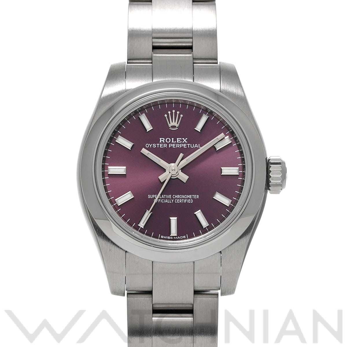 ロレックス / ROLEX オイスターパーペチュアル 26 176200 レッドグレープ レディース 時計 【中古】【wristwatch】