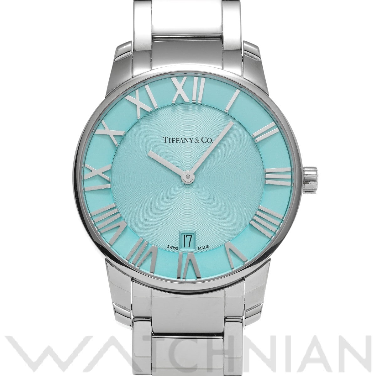 ティファニー / TIFFANY u0026 Co. アトラス 2ハンド 63452769 ティファニーブルー メンズ 時計 【中古】【wristwatch】