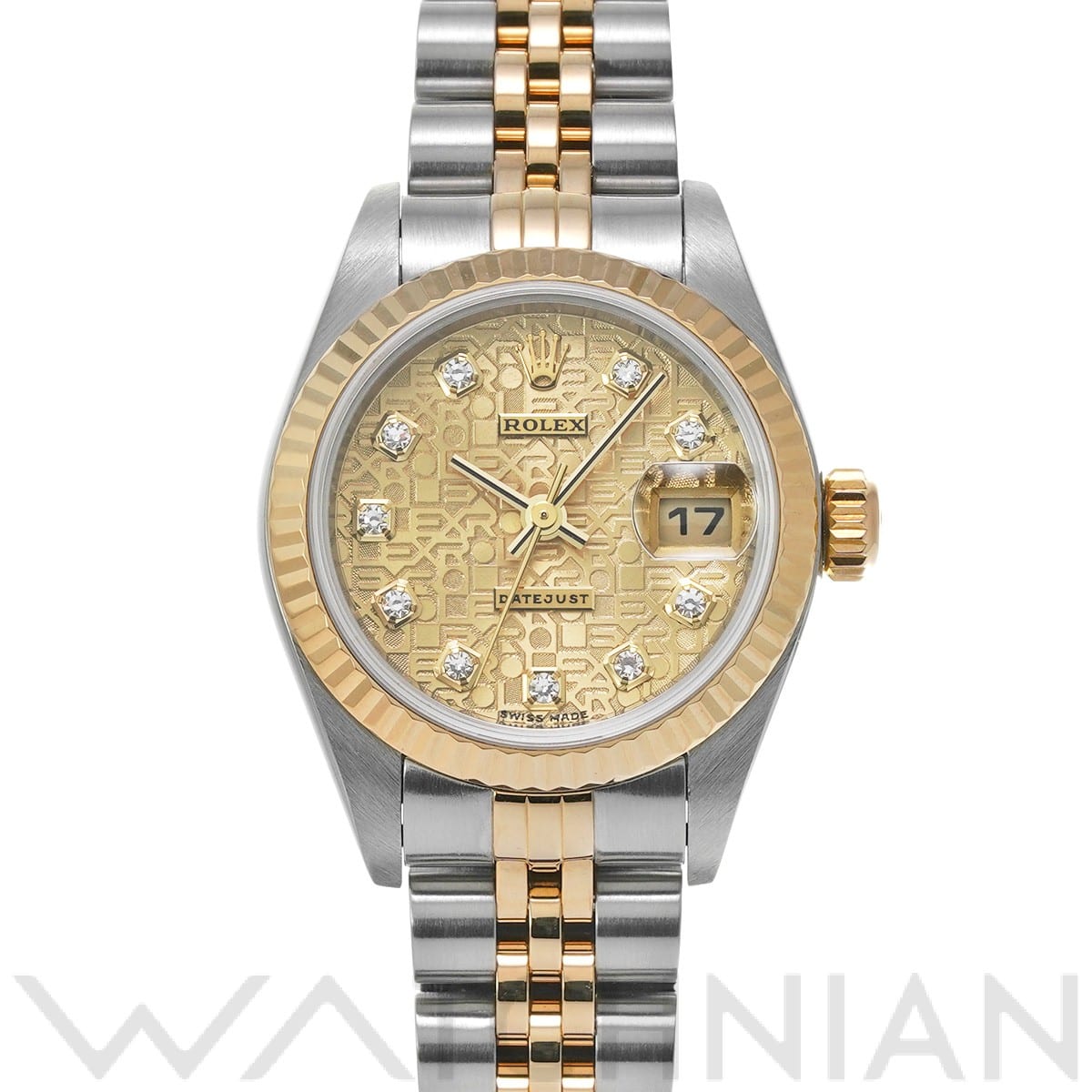 ロレックス デイトジャスト 79173G シャンパンコンピュータ/ダイヤモンド レディース 時計 【中古】【wristwatch】