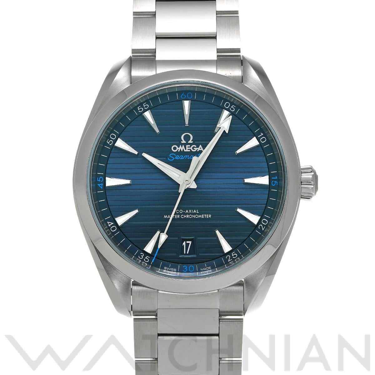 オメガ / OMEGA シーマスター アクアテラ コーアクシャル マスタークロノメーター 220.10.41.21.03.001 ブルー メンズ 時計 【中古】【wristwatch】