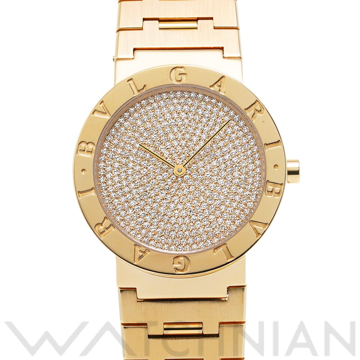 ブルガリ / BVLGARI ブルガリブルガリ BB33DGG パヴェダイヤモンド ユニセックス 時計 【中古】【wristwatch】