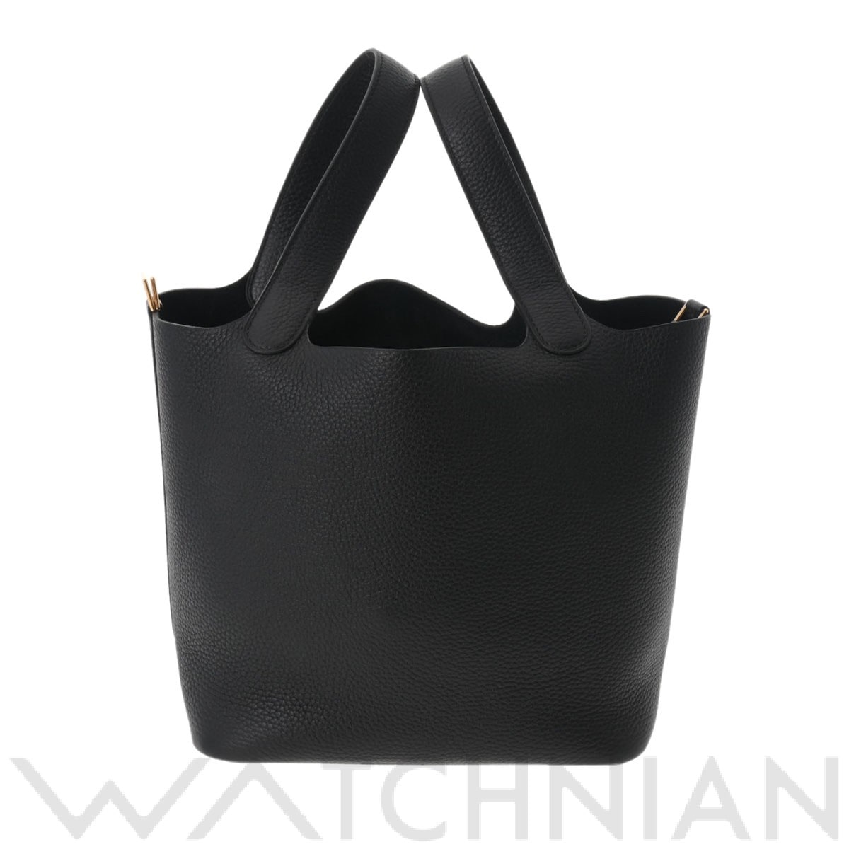 エルメス ピコタン ロック MM ブラック/ゴールド金具 トリヨンクレマンス レディース バッグ 【未使用】【bag】