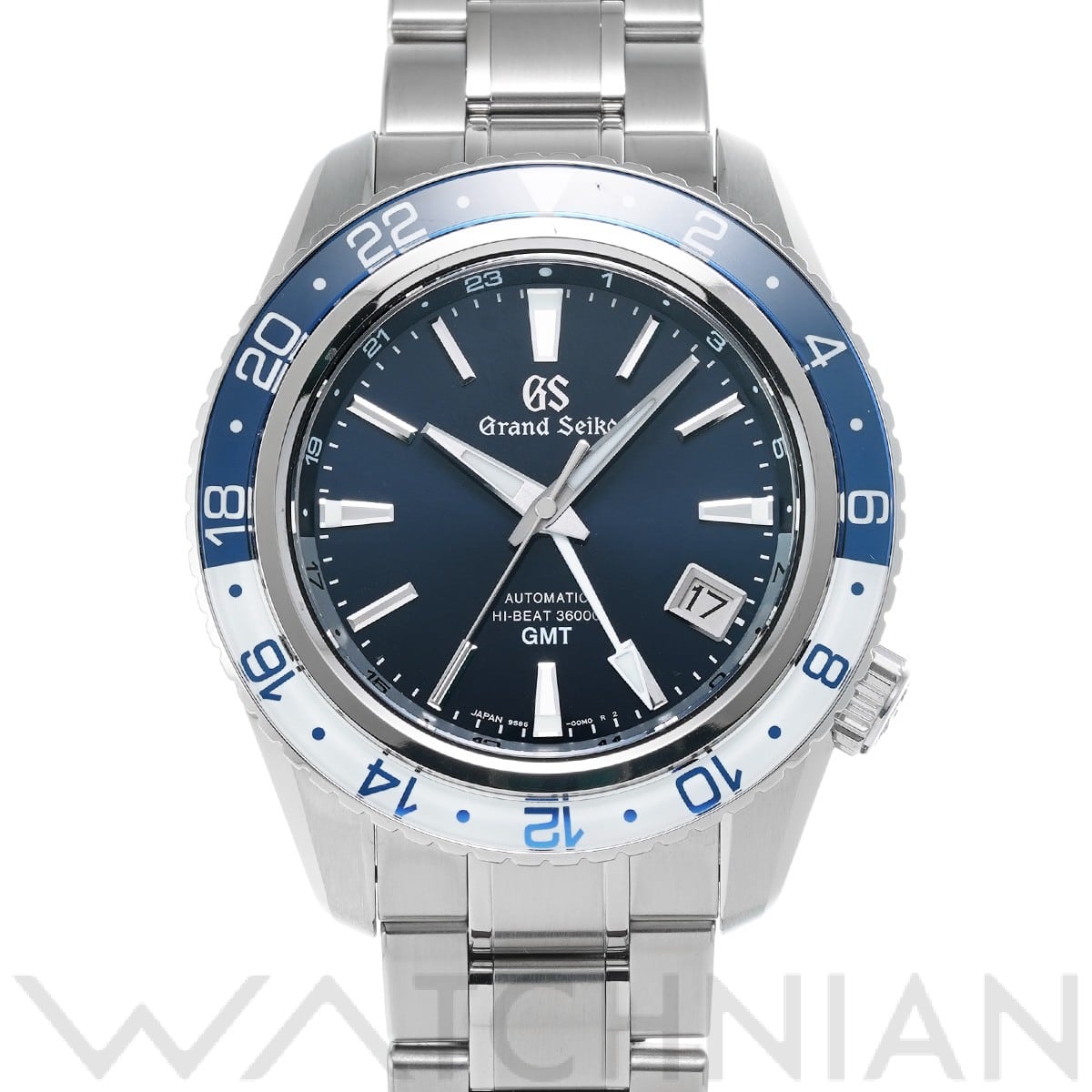 グランドセイコー スポーツコレクション メカニカル ハイビート36000 GMT SBGJ237 ミッドナイトブルー メンズ 時計 【中古】【wristwatch】