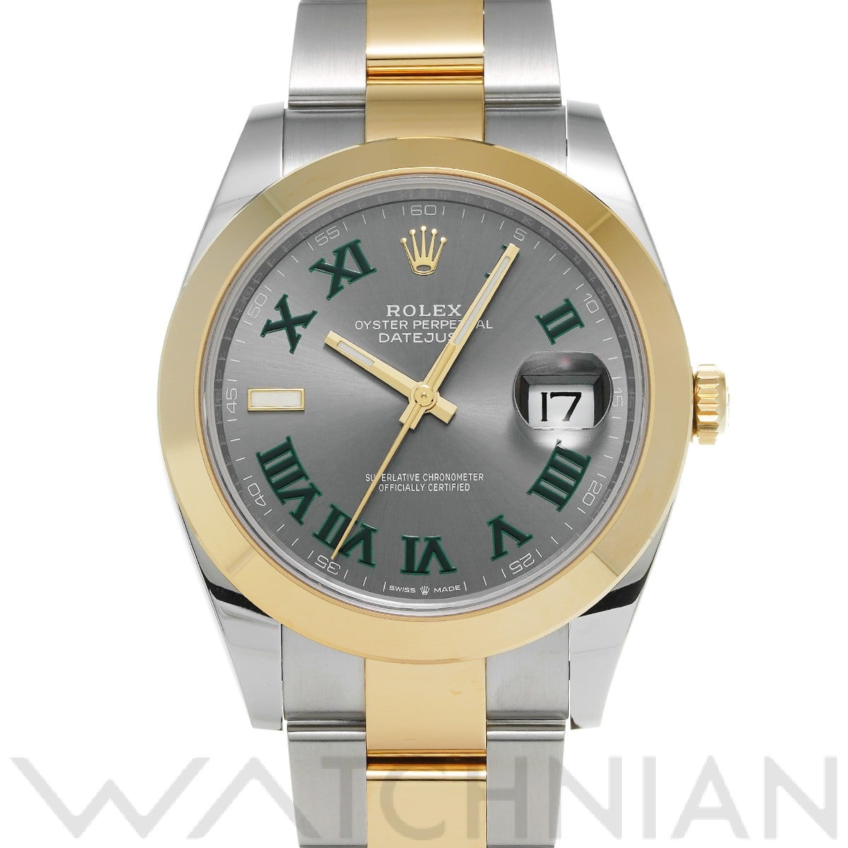 ロレックス デイトジャスト 41 126303 スレート メンズ 時計 【中古】【wristwatch】