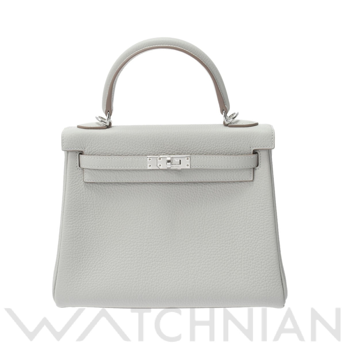 エルメス ケリー 25 内縫い パールグレー/パラジウム金具 トゴ レディース バッグ 【未使用】【bag】